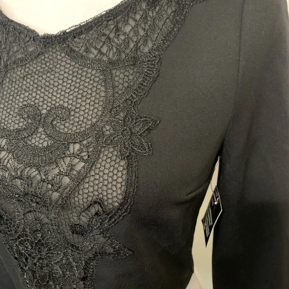 NWT Express Black Lace Top